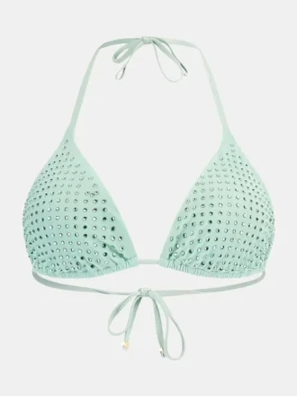 Rhinestone Triangle Bikini Top