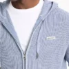 Ribbed Full-Zip Hoodie