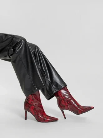 Richly Faux-Leather Booties