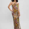 Ring Printed Maxi Dress