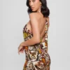 Ring Printed Maxi Dress