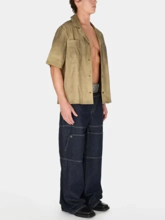 Rinsed Denim Utility Pant