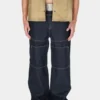 Rinsed Denim Utility Pant