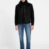 River Faux- Suede Knit Jacket