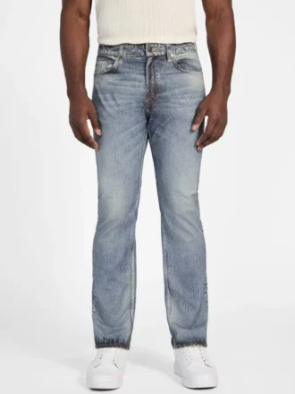 Rodeo Printed Regular-Fit Straight Jeans