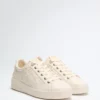 Ronii Debossed Peony Low-Top Sneakers