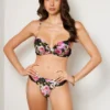 Rose Floral Push-Up Bra
