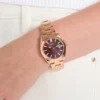 Rose Gold-Tone Analog Watch