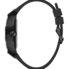 Rose Gold-Tone and Black Silicone Multifunction Watch