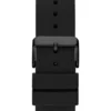 Rose Gold-Tone and Black Silicone Multifunction Watch