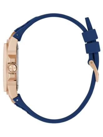 Rose Gold-Tone and Blue Multifunction Watch