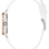 Rose Gold-Tone and White Analog Watch