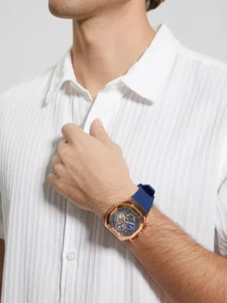 Rose Gold-Tone Chronograph Watch