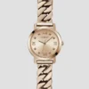 Rose Gold-Tone Mixed Chain Analog Watch