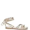 Sarah Metallic Flat Sandal