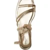 Sarah Metallic Flat Sandal