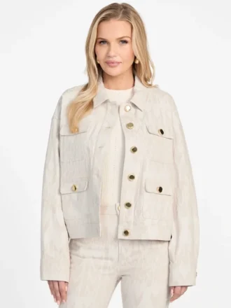 Sarah Monogram Denim Jacket