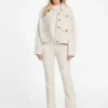 Sarah Monogram Flared Denim Pant
