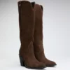 Sashan Suede Knee-High Boots