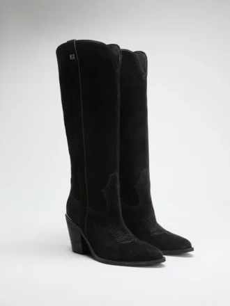 Sashan Suede Knee-High Boots