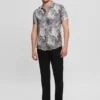 Sateen Floral Shirt