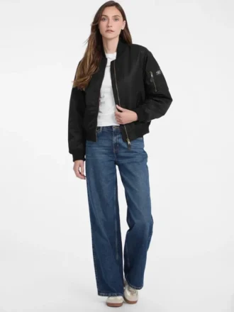 Satin Flight Jacket