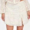 Seiah Chiffon Mini Skirt