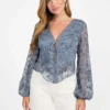 Seiah Tie-Front Top