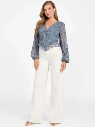 Seiah Tie-Front Top