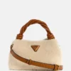 Shaida Shearling Top-Handle Crossbody