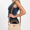 Shaida Shearling Top-Handle Crossbody