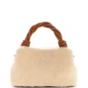 Shaida Shearling Top-Handle Crossbody