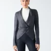 Shayna Drape Leather Jacket