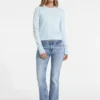 Silk and Wool-Blend Crew Logo Sweater