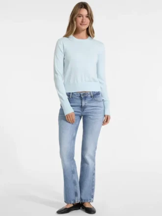 Silk and Wool-Blend Crew Logo Sweater