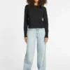 Silk and Wool-Blend Crew Logo Sweater