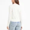 Silk and Wool-Blend Crew Logo Sweater