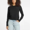 Silk and Wool-Blend Crew Logo Sweater