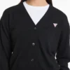 Silk and Wool-Blend Mini Triangle Cardigan