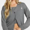 Silk and Wool-Blend Mini Triangle Cardigan
