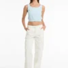 Silk and Wool-Blend Scoop Logo Sweater Tank