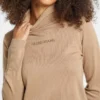 Silk and Wool-Blend Turtleneck Logo Sweater