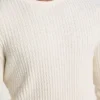 Silk-Blend Chevron Sweater