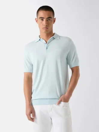 Silk-Blend Polo