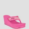 Silus Pearl Wedge Sandals
