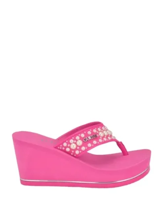 Silus Pearl Wedge Sandals