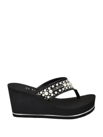 Silus Pearl Wedge Sandals