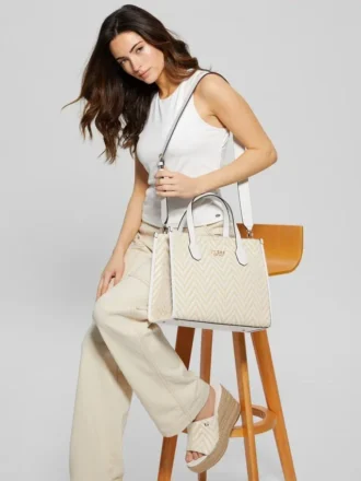 Silvana Chevron Tote