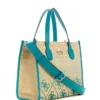 Silvana Raffia Tote