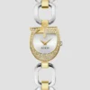 Silver and Gold-Tone Analog Watch
